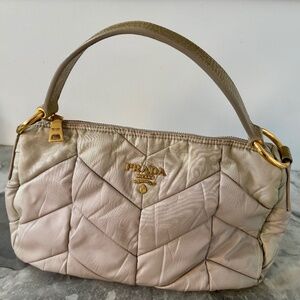 Authentic  PRADA Tessuto nylon quilted chevron bag
